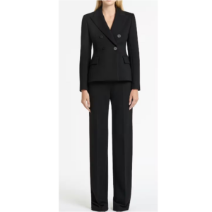 Carla Zampatti Black Ponte Fly Front Pants