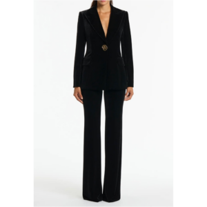 Carla Zampatti Velvet C Blazer Pantsuit