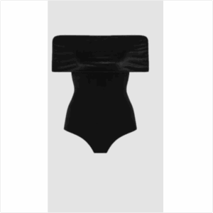 Carla Zampatti Velvet Off Shoulder Bodysuit