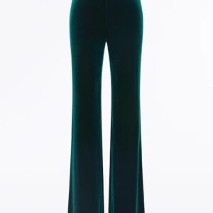 HUNTER GREEN VELVET PANT