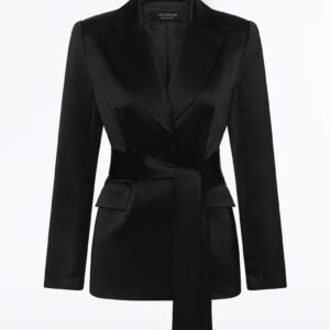 CARLA ZAMPATTI Satin Acetate Blazer